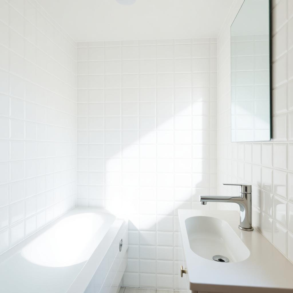 Spotless bathroom after a deep clean
